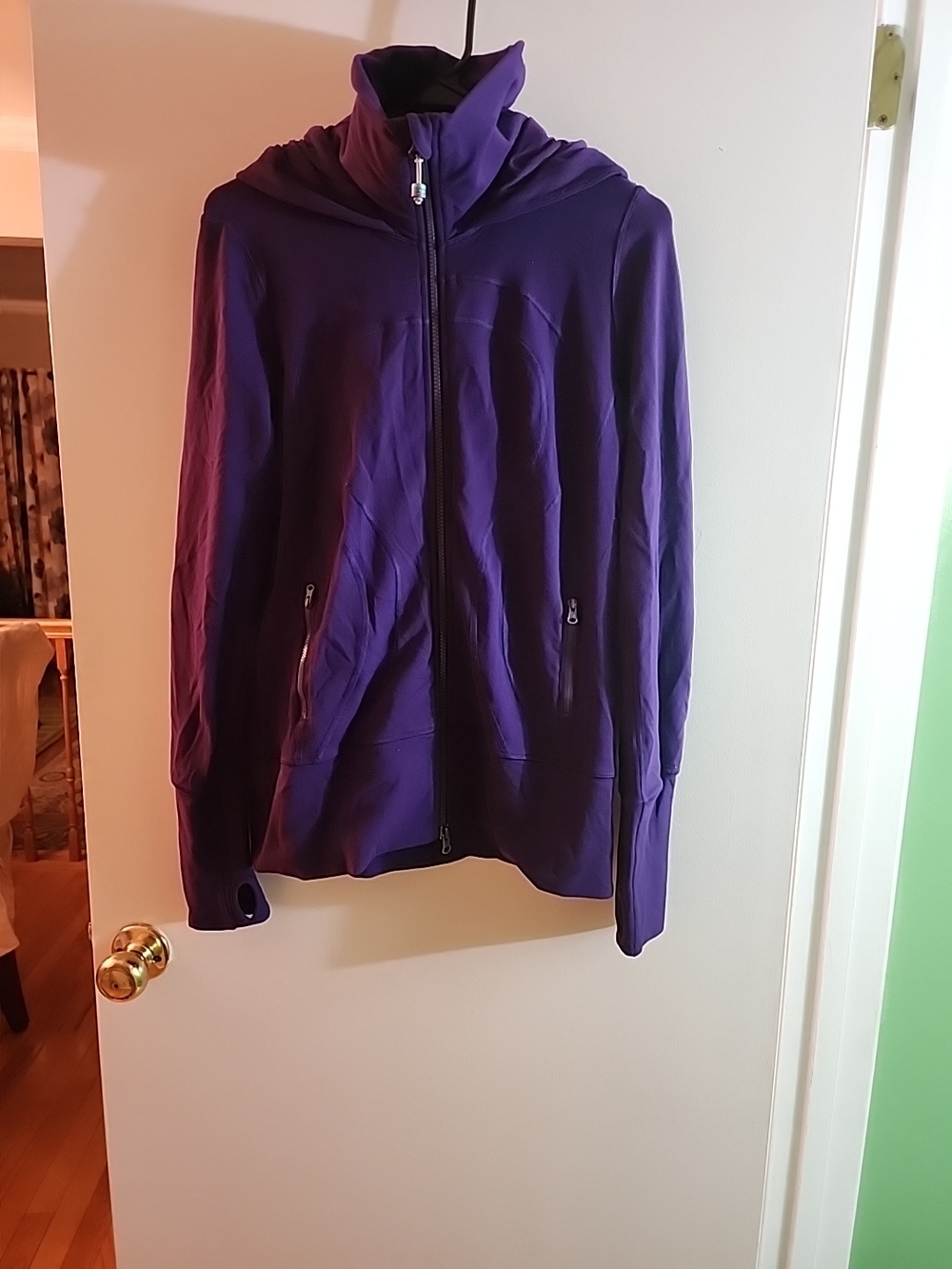 Lululemon In Stride Women's Purple Zip-Front Hoodie Jacket